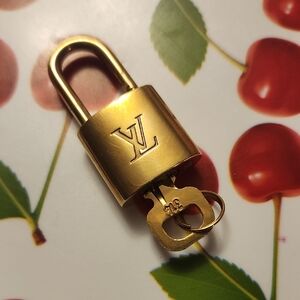 Louis Vuitton Gold Padlock Keychain